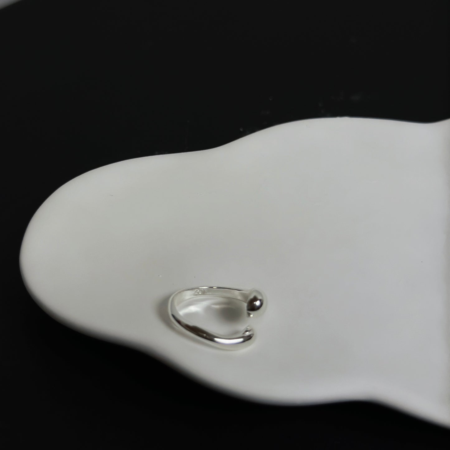 925 不規則開口戒指