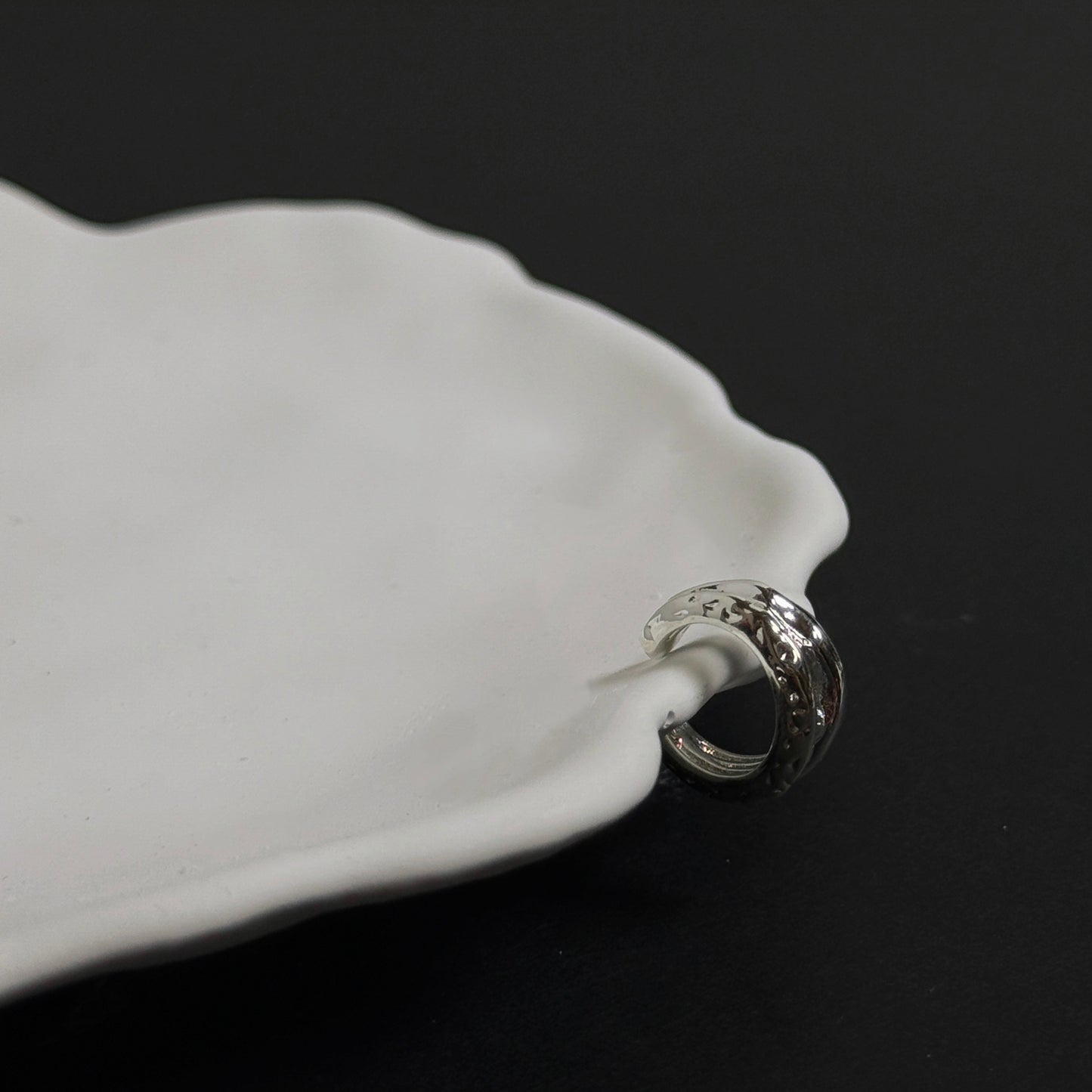 極簡流線耳骨夾兩件組