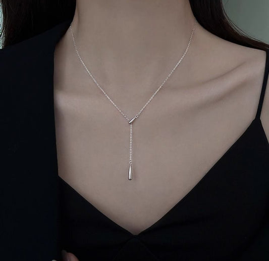 法式垂墜項鍊｜