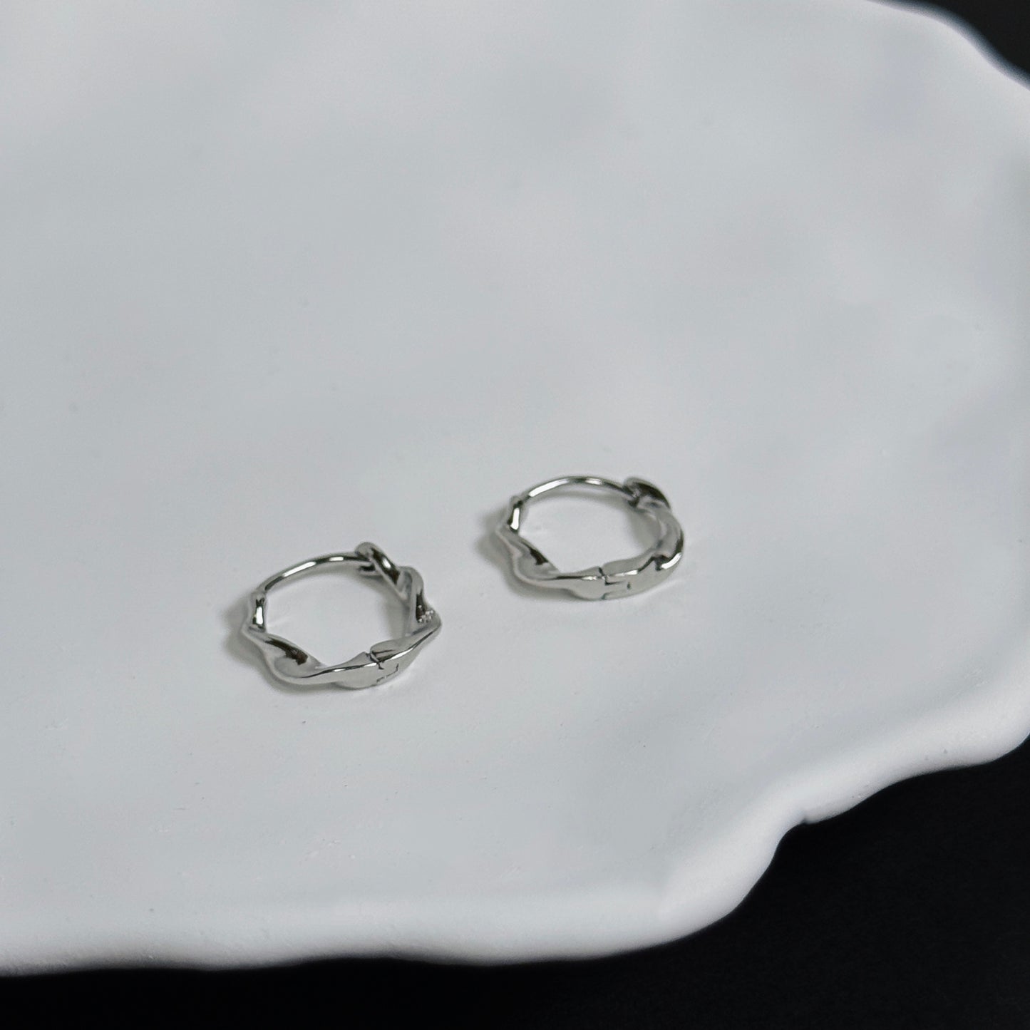 S925莫比烏斯耳環