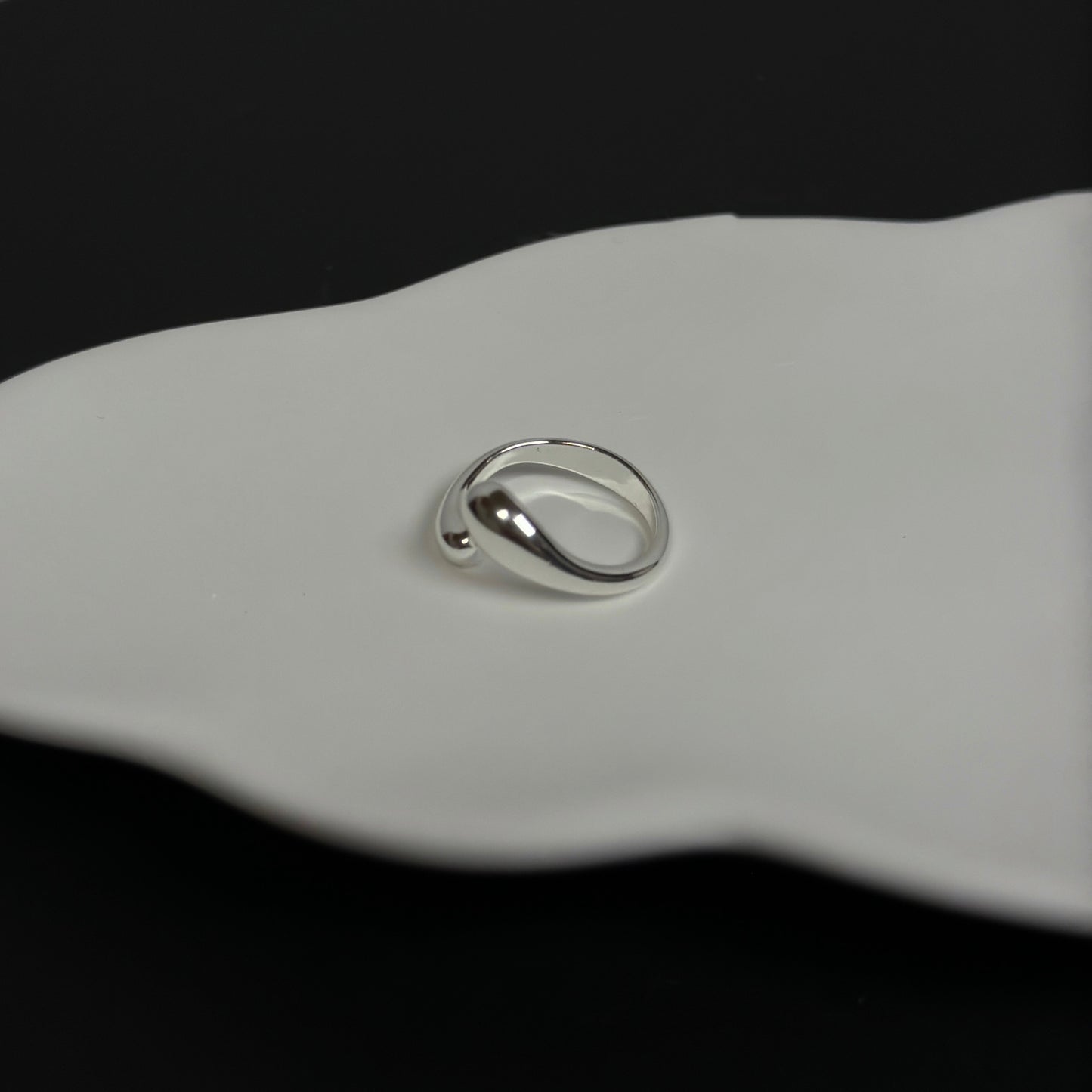 925 不規則開口戒指