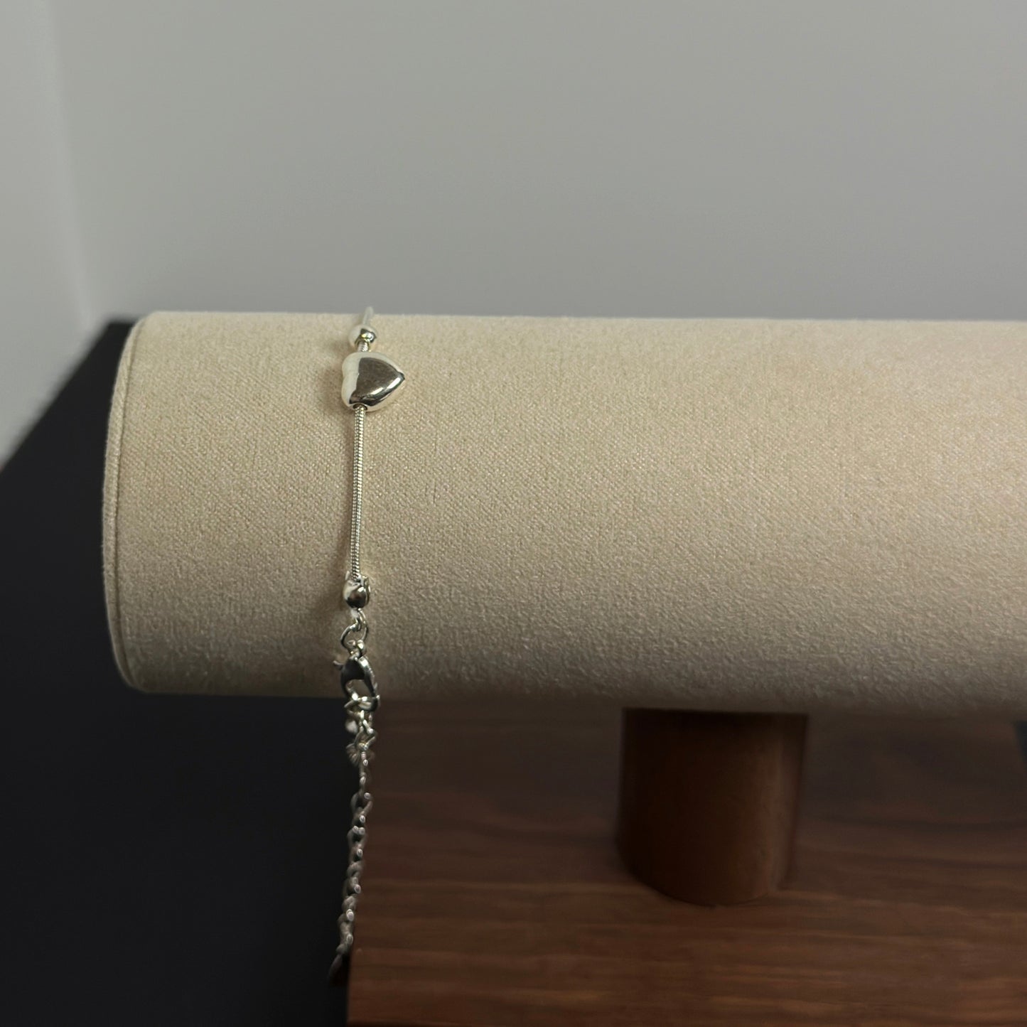 925 立體愛心腕鍊