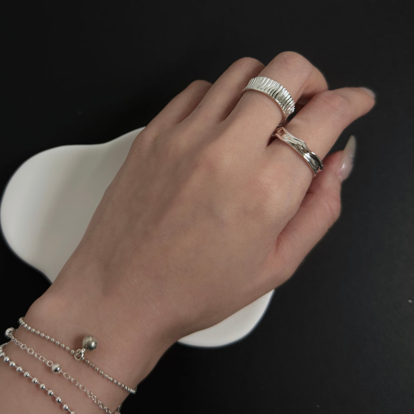 925 熔岩流沙戒指