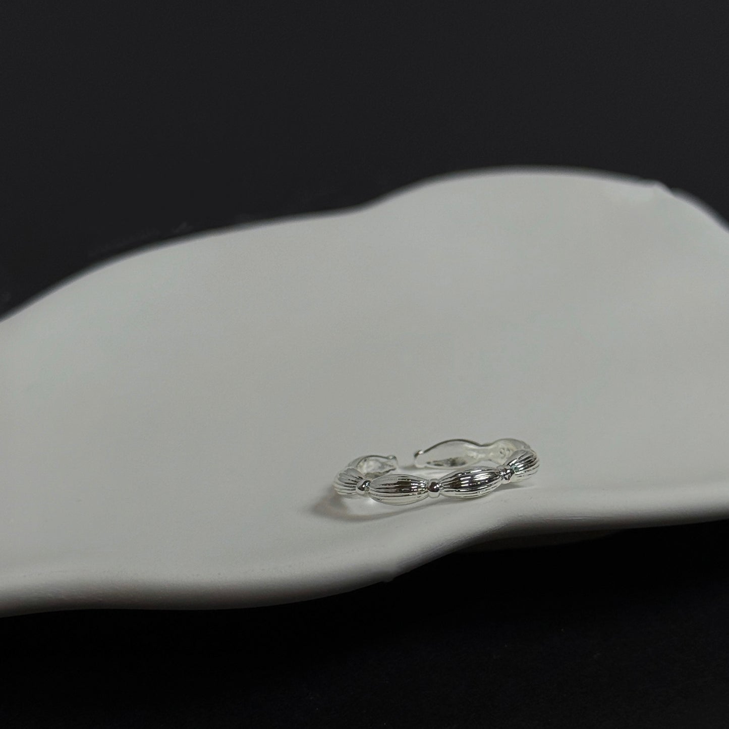 925 復古竹節戒指