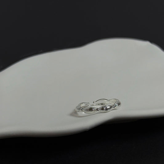 925 復古竹節戒指