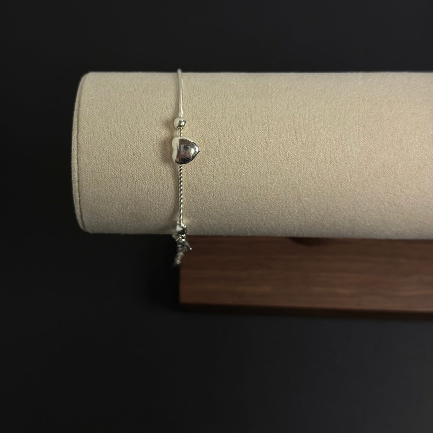 925 立體愛心腕鍊