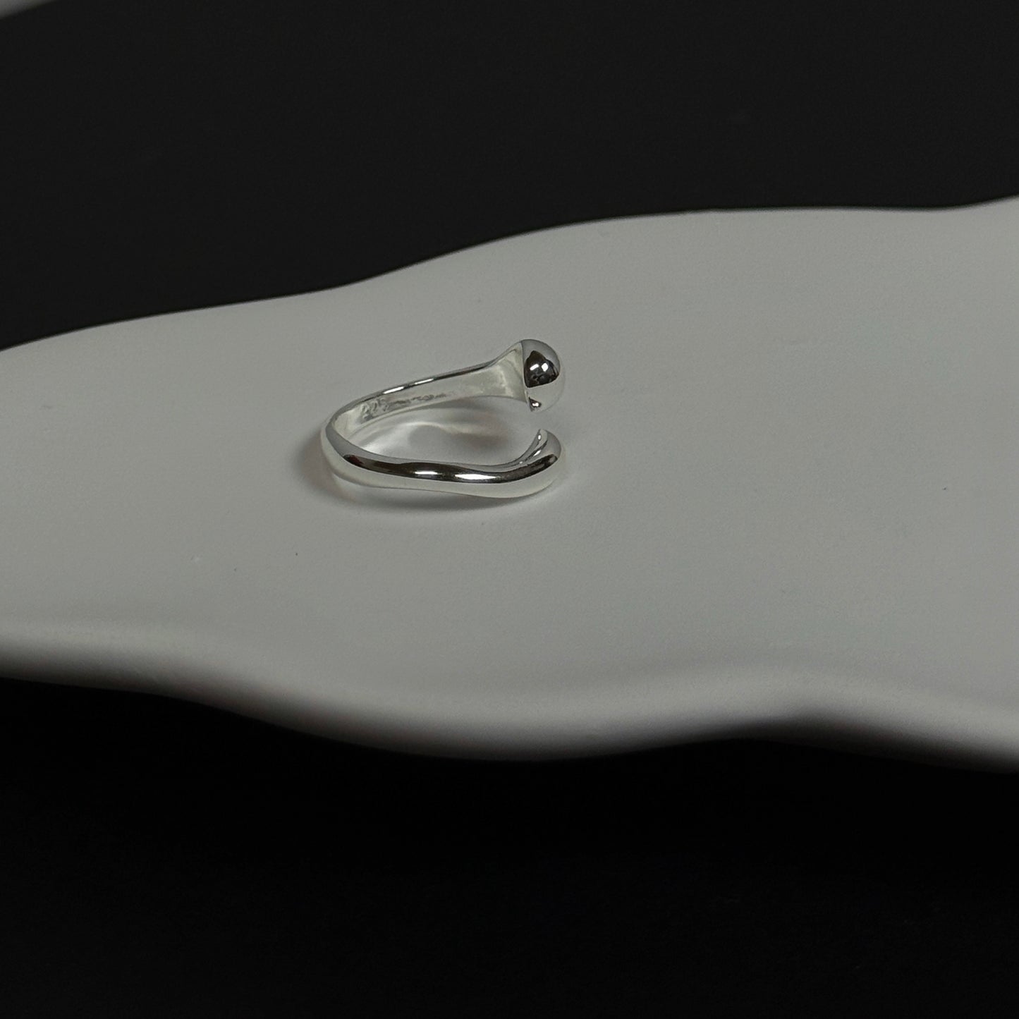 925 不規則開口戒指