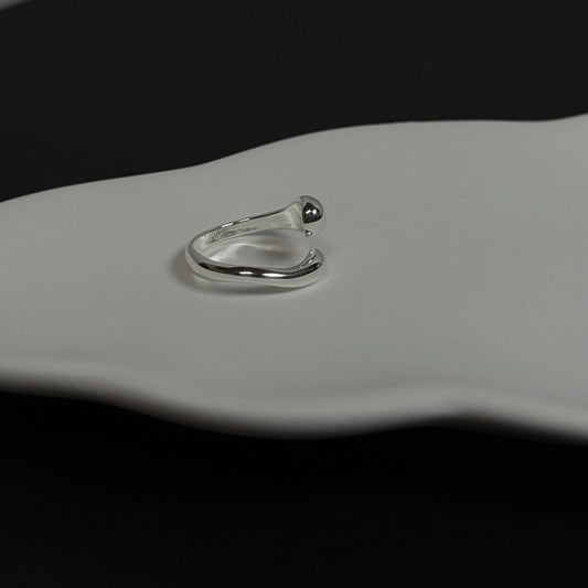 925 不規則開口戒指