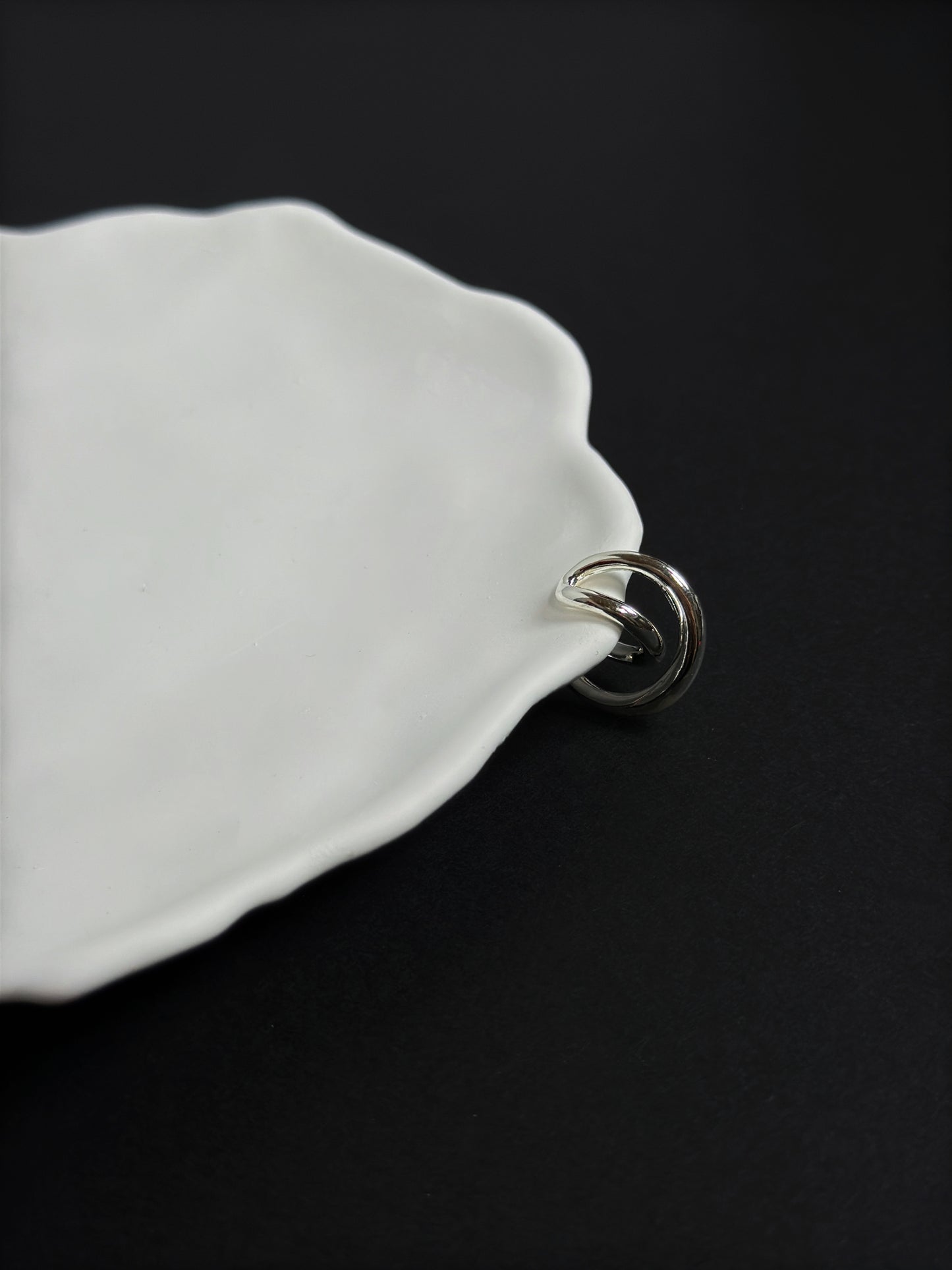 極簡流線耳骨夾兩件組